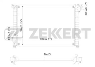 Теплообменник ZEKKERT MK-1444