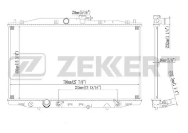 Теплообменник ZEKKERT MK-1449