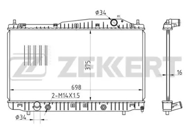 Теплообменник ZEKKERT MK-1452