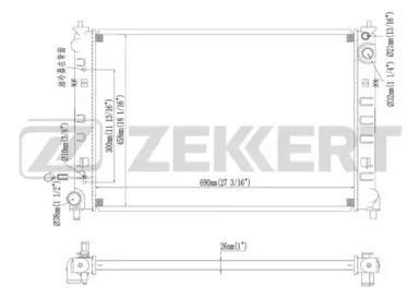 Теплообменник ZEKKERT MK-1460