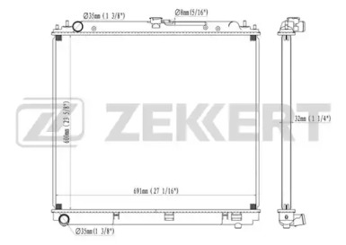 Теплообменник ZEKKERT MK-1464