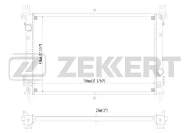 Теплообменник ZEKKERT MK-1485