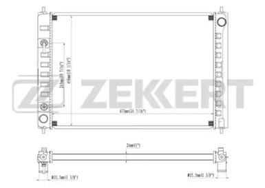 Теплообменник ZEKKERT MK-1489