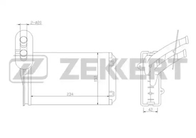 Теплообменник ZEKKERT MK-5013