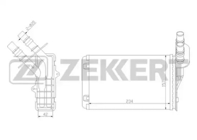 Теплообменник ZEKKERT MK-5019