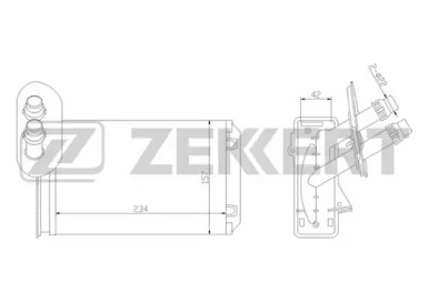 Теплообменник ZEKKERT MK-5035