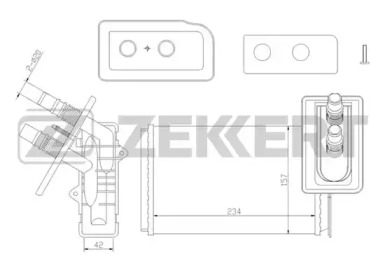 Теплообменник ZEKKERT MK-5037