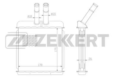 Теплообменник ZEKKERT MK-5038