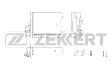 Теплообменник, отопление салона ZEKKERT MK-5040