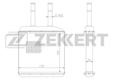 Теплообменник ZEKKERT MK-5041