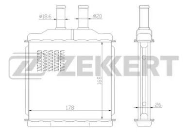 Теплообменник ZEKKERT MK-5045