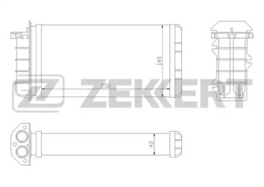 Теплообменник ZEKKERT MK-5048