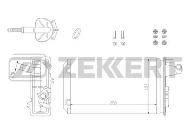 Теплообменник ZEKKERT MK-5053