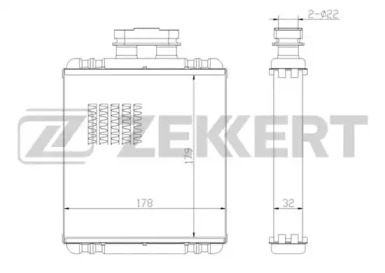 Теплообменник ZEKKERT MK-5058