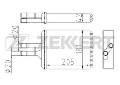 Теплообменник ZEKKERT MK-5077