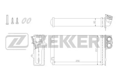 Теплообменник ZEKKERT MK-5078