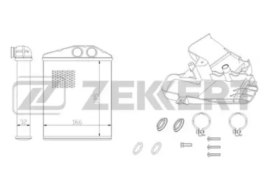 Теплообменник ZEKKERT MK-5084