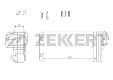 Теплообменник ZEKKERT MK-5088