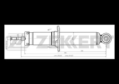 Амортизатор ZEKKERT SG-2068