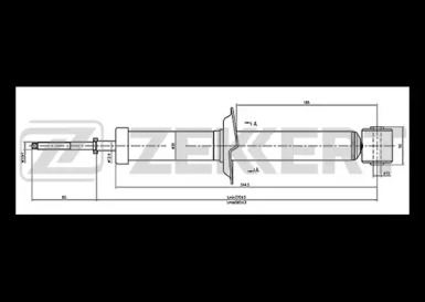 Амортизатор ZEKKERT SG-2180