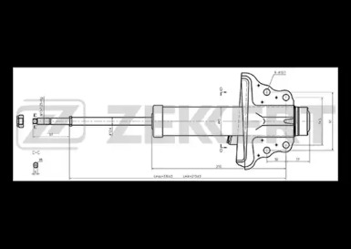 Амортизатор ZEKKERT SG-2408