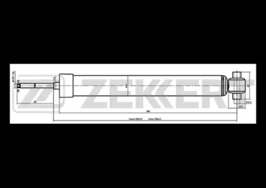 Амортизатор ZEKKERT SG-2445