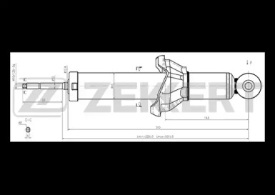 Амортизатор ZEKKERT SG-2450