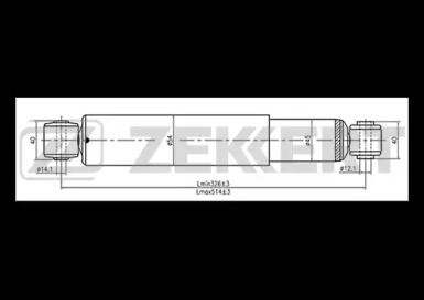 Амортизатор ZEKKERT SG-2460