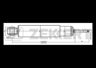 Амортизатор ZEKKERT SG-2544