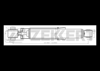 Амортизатор ZEKKERT SG-2547