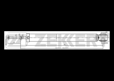 Амортизатор ZEKKERT SG-2676