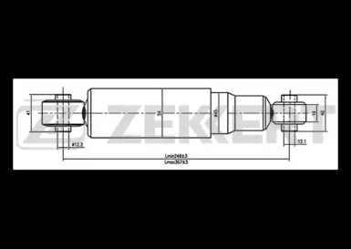 Амортизатор ZEKKERT SG-2697