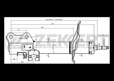 Амортизатор ZEKKERT SG-4049