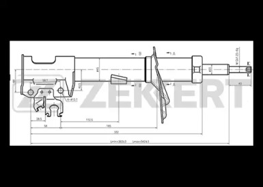 Амортизатор ZEKKERT SG-4055