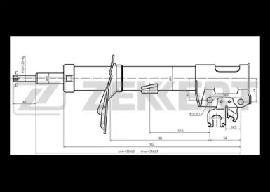 Амортизатор ZEKKERT SG-4056