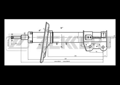 Амортизатор ZEKKERT SG-4090