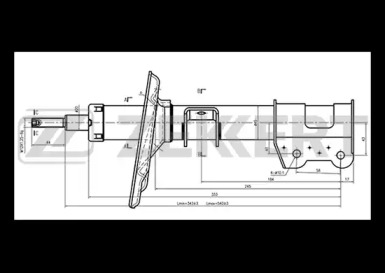 Амортизатор ZEKKERT SG-4091