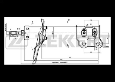 Амортизатор ZEKKERT SG-4311