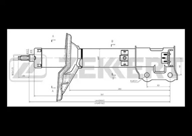 Амортизатор ZEKKERT SG-4471