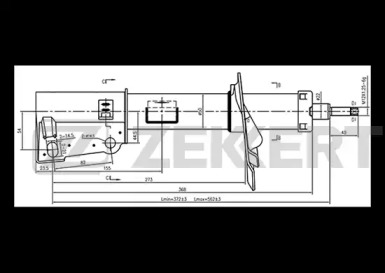 Амортизатор ZEKKERT SG-4555