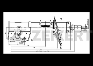 Амортизатор ZEKKERT SG-4566