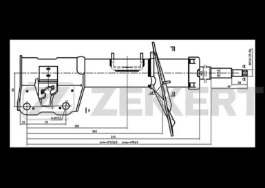 Амортизатор ZEKKERT SG-4567