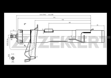 Амортизатор ZEKKERT SG-4575