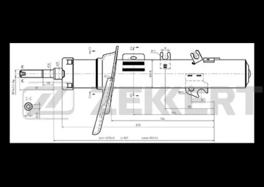 Амортизатор ZEKKERT SG-4629