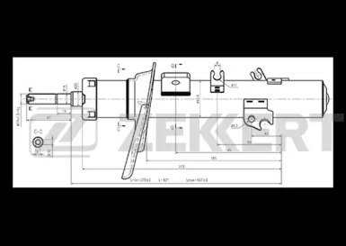 Амортизатор ZEKKERT SG-4630