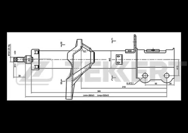 Амортизатор ZEKKERT SG-4750