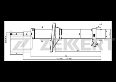 Амортизатор ZEKKERT SG-4813