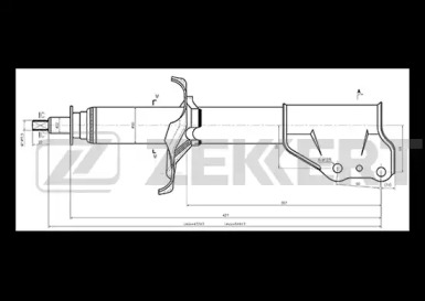 Амортизатор ZEKKERT SG-4862