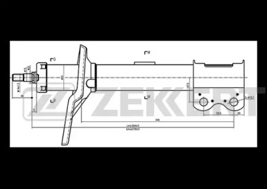 Амортизатор ZEKKERT SG-4899