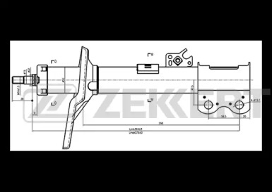 Амортизатор ZEKKERT SG-4900